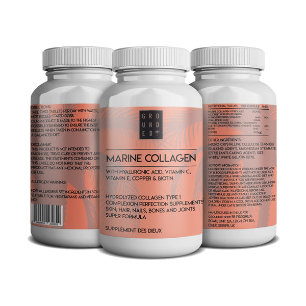 Marine Collage & Hyaluronic Acid Immune Support and Complexion Perfection Supplements
