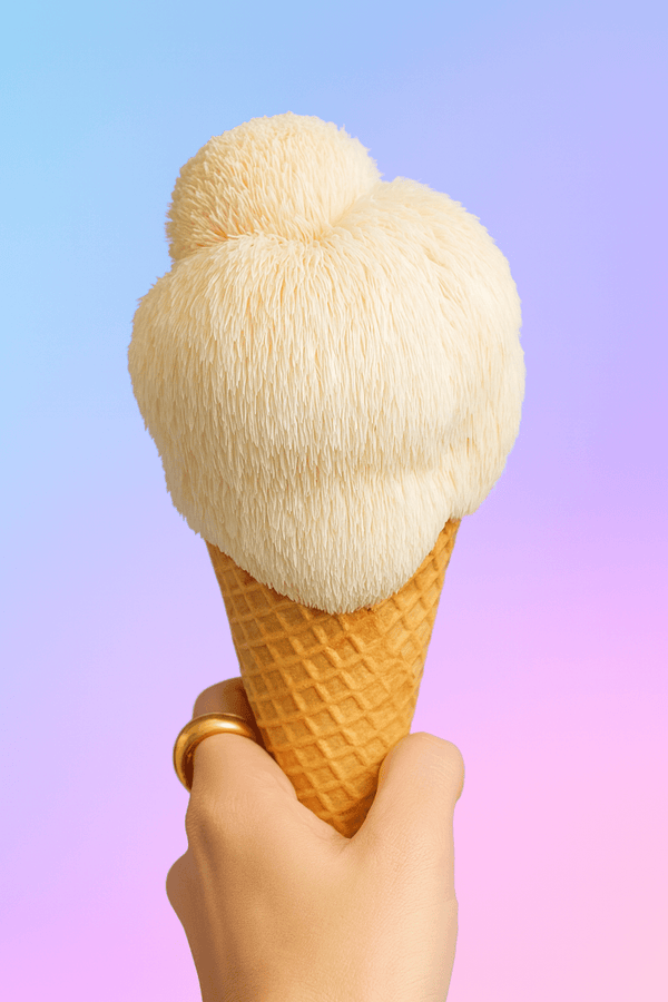 Lion’s Mane Ice Cream: The Coolest Way to Boost Your Brain (Literally) - Grounded Body