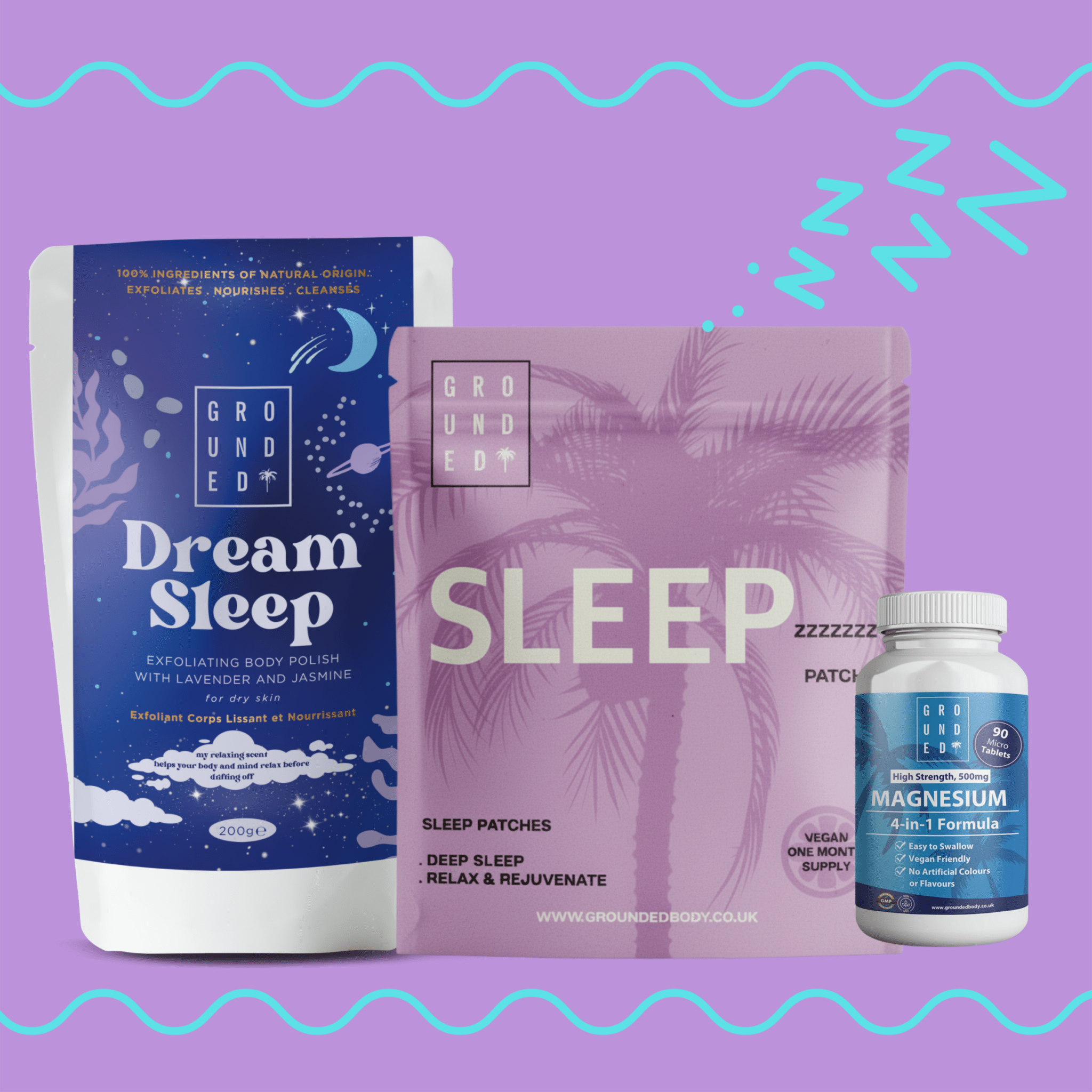 Sleep Tea Ritual Set Calming Sleep Ritual Kit ☁️ – Grounded Body
