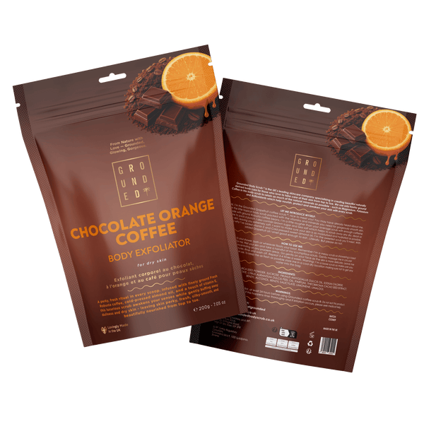 Chocolate Orange Coffee Body Exfoliator - Grounded Body Body