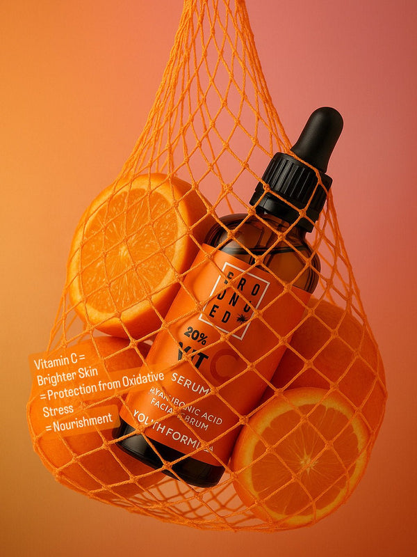 Vitamin C and Hyaluronic Acid Anti - Ageing Serum - Grounded Body Face