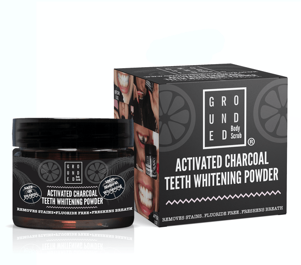 Charcoal Teeth Whitening Powder - Grounded Body Beauty