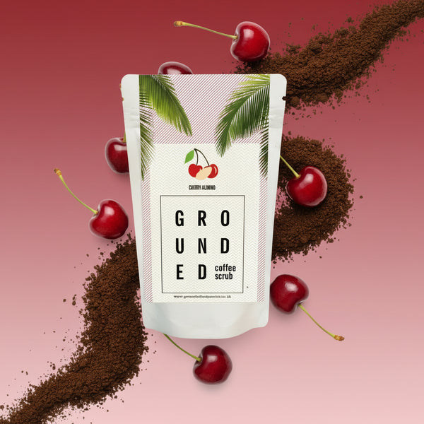 Cherry Almond Coffee Body Exfoliating Scrub (200g) - Grounded Body Body