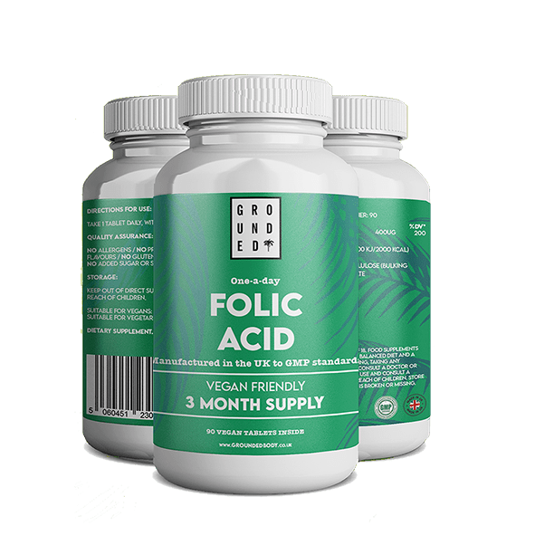 Folic Acid Tablets - Grounded Body