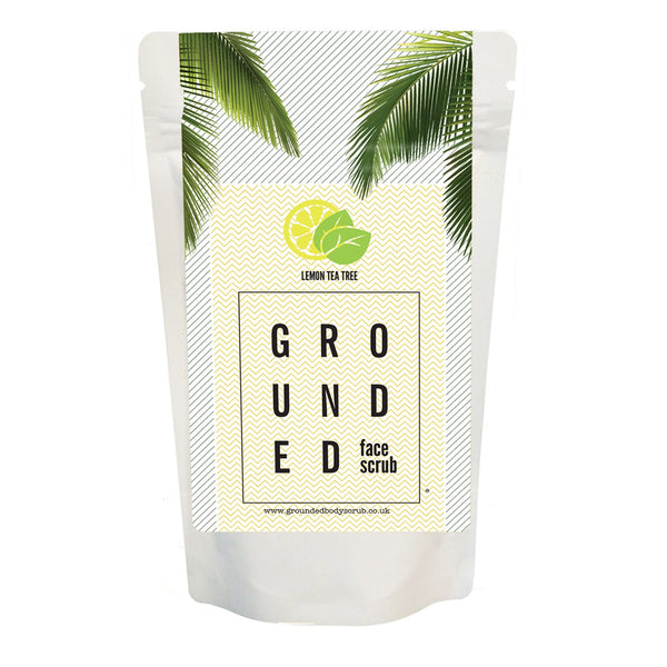 Lemon and Tea Tree Face Scrub (60g) - Grounded Body Face