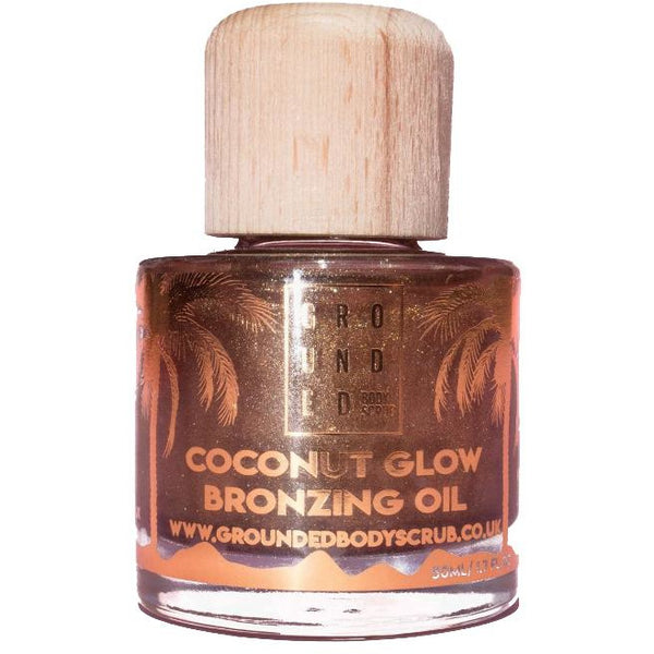 Golden Bronze Coconut Glow Shimmering Body Oil - Vanilla (50ml)