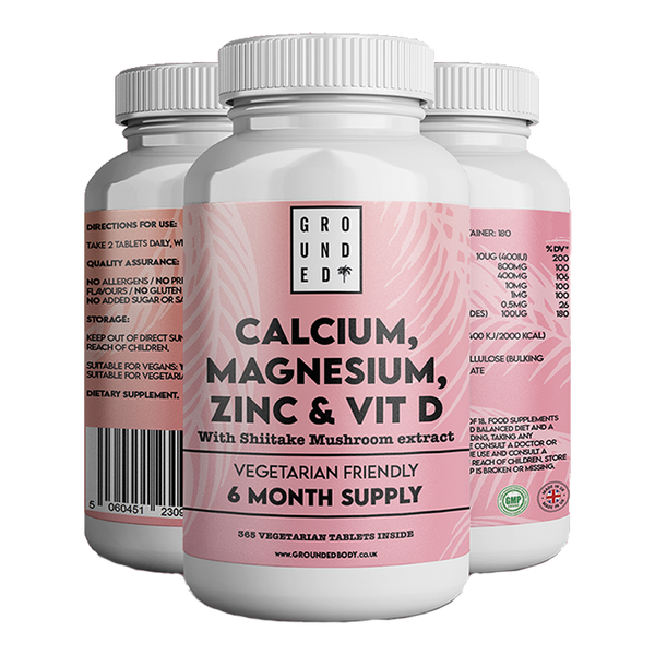 Shitake, Calcium, Zinc, Magnesium and Vitamin D Tablets - 180